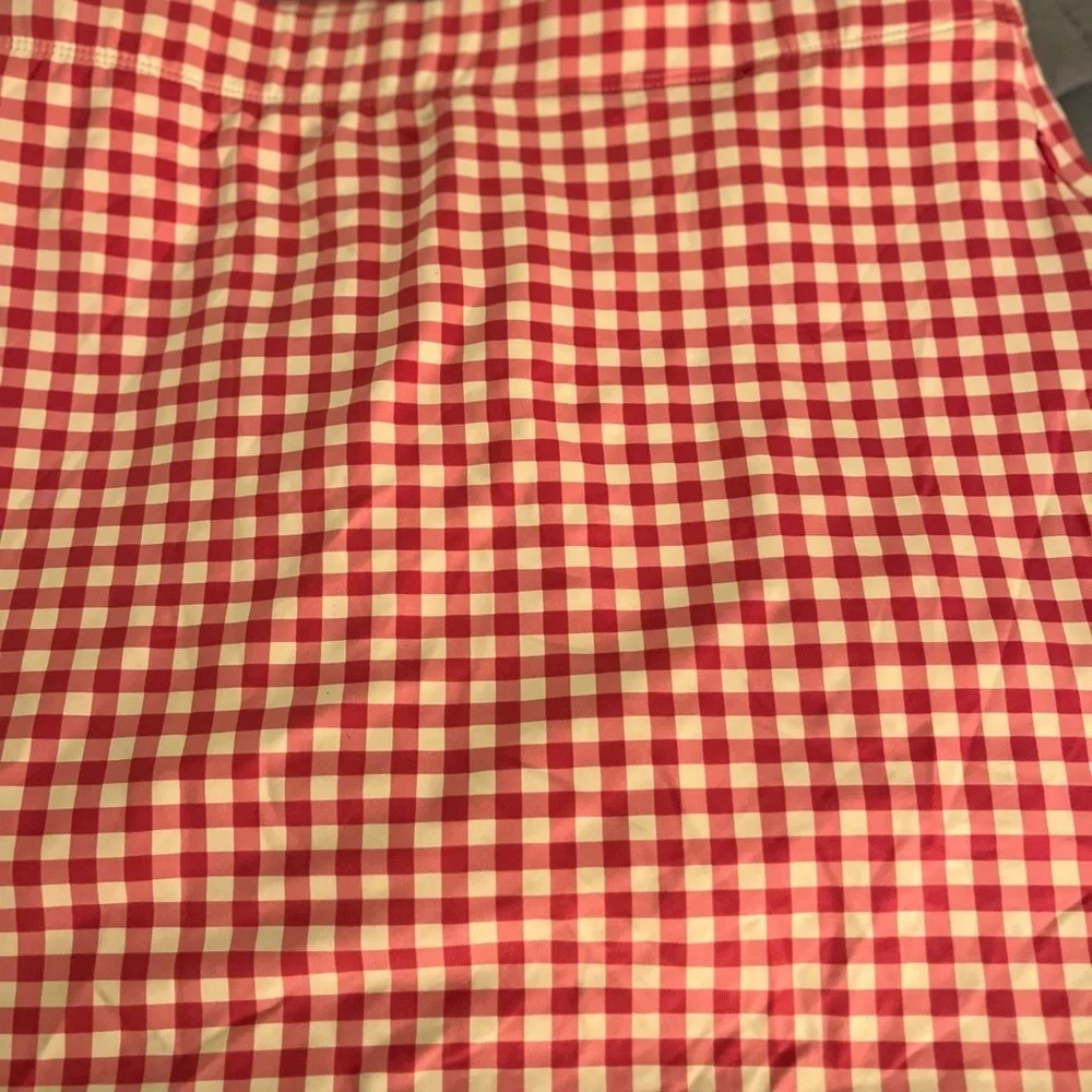 J. McLaughlin Pink and White Checkered CC Gingham  Skirt women’s Medium